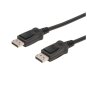 Displayport 1.2 cable, 4K@60Hz, male / male, 2.0m, black, BASIC