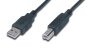 USB 2.0 High Speed Anschlusskabel, A-B, Stecker / Stecker, 5.00m, schwarz