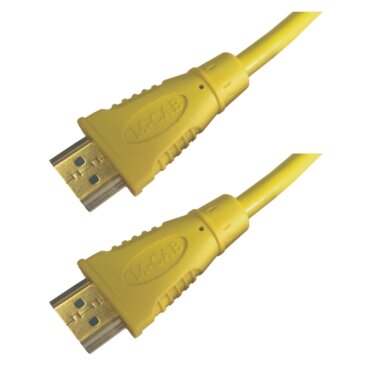 High Speed HDMI™ Cable w/E, 4K@30Hz, 2.0m, yellow