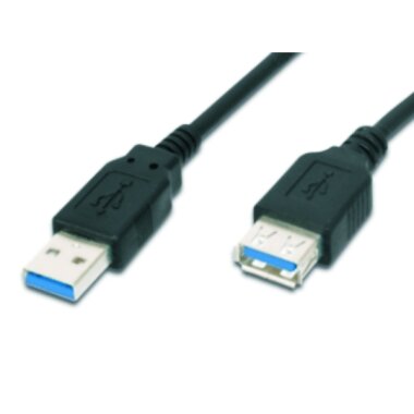 USB 3.0 Superspeed extension cable, A-A, male / female,...