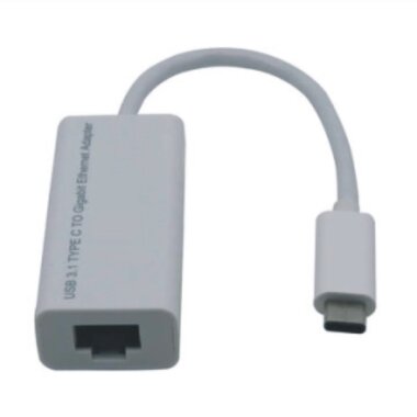 USB-C to GigaBit LAN adapter, RJ45, 0.15m, white