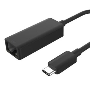 USB-C to 2.5 GigaBit LAN adapter, RJ45 jack, 0.15m, black