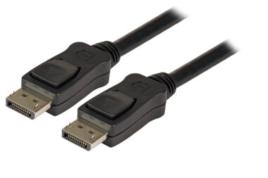 DisplayPort 1.2 Kabel 4K@60Hz, schwarz, Premium