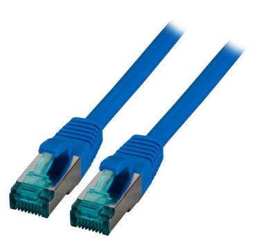 CAT6A patch cord SFTP RJ45 LSZH blue