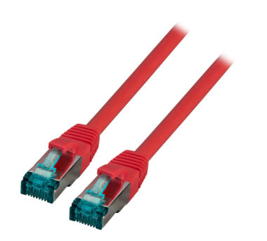 CAT6A patch cord SFTP RJ45 LSZH red