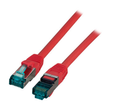CAT6A patch cord SFTP RJ45 LSZH red