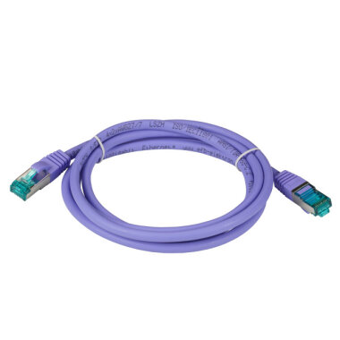 CAT6A patch cord SFTP RJ45 LSZH violet