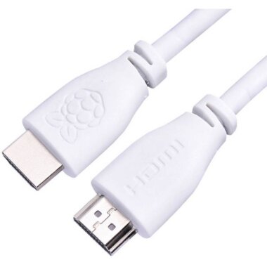 Official Raspberry HDMI 2.0 Cable 4K@60Hz white, 1m