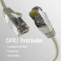CAT8.1 GRAU RJ45 PATCHKABEL S/FTP PIMF, LSZH 2000MHZ 40GB NETZWERKKABEL