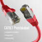 CAT8.1 ROT RJ45 PATCHKABEL S/FTP PIMF, LSZH 2000MHZ 40GB NETZWERKKABEL