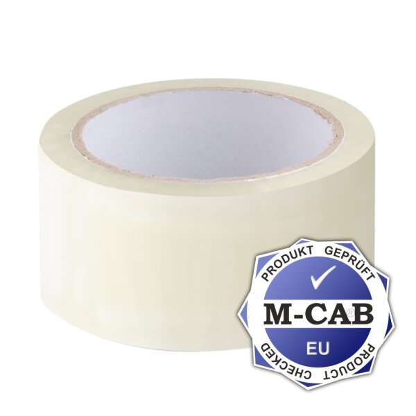 Adhesive tape, low-noise, 48 mm x 66 m, transparent