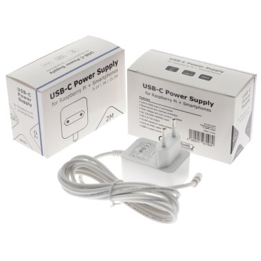 USB-C Power Supply für Raspberry Pi 4 und Smartphones
